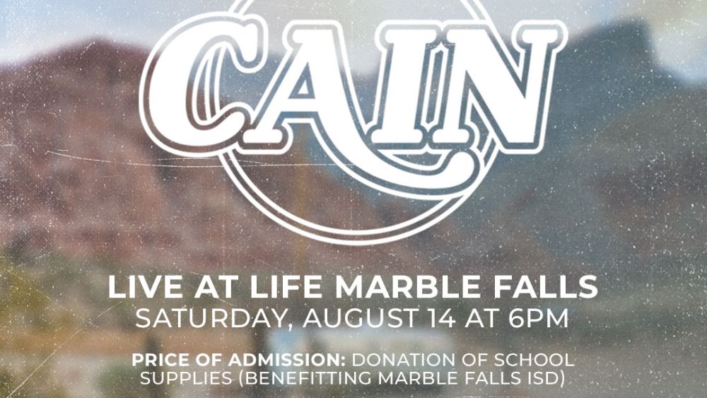 CAIN The Band Benefit Concert